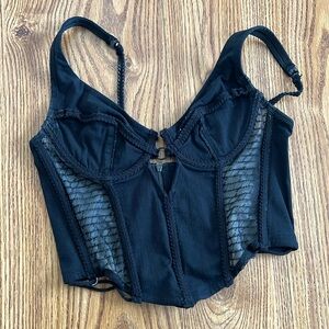 Bydee Ebony Corset in Onyx Size Medium